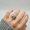 Bague 54 Bague en or blanc et diamants 58 Facettes