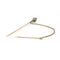 Broche Double Epingle À Cravate - Or, Email et Turquoises 58 Facettes 250298R