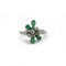 Bague 56 Bague - Or, Diamants et Emeraudes 58 Facettes 250305R