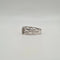 Bague 56 Bague en or blanc 18 carats et diamants 58 Facettes