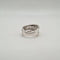 Bague 54 Bague en or blanc 18 carats et diamants 58 Facettes