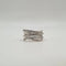 Bague 54 Bague en or blanc 18 carats et diamants 58 Facettes