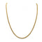 Collier Chaîne - Maille épi de blé torsadée en or jaune 750 58 Facettes 250426R