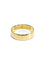Bague 63 Alliance homme incurvée en or champagne 18 carats 58 Facettes
