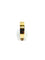 Bague 63 Alliance homme incurvée large en or champagne 18 carats 58 Facettes