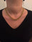 Collier Collier à maillons entrelacés en or rose 18 carats 58 Facettes