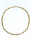 Collier Chaîne maille grain de café en or jaune 18 carats 58 Facettes