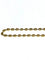 Collier Chaîne maille grain de café en or jaune 18 carats 58 Facettes