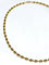Collier Chaîne maille grain de café en or jaune 18 carats 58 Facettes