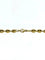 Collier Chaîne maille grain de café en or jaune 18 carats 58 Facettes