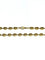 Collier Chaîne maille grain de café en or jaune 18 carats 58 Facettes