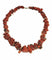 Collier Collier en corail rouge avec fermoir plaqué or 58 Facettes