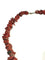 Collier Collier en corail rouge avec fermoir plaqué or 58 Facettes