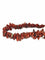 Collier Collier en corail rouge avec fermoir plaqué or 58 Facettes