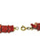Collier Collier en corail rouge avec fermoir plaqué or 58 Facettes