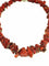 Collier Collier en corail rouge avec fermoir plaqué or 58 Facettes