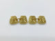 Boutons de manchette Boutons de manchette trapèzes en or jaune 18 carats 58 Facettes 950860