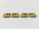 Boutons de manchette Boutons de manchette trapèzes en or jaune 18 carats 58 Facettes 950860