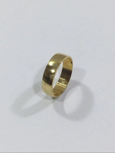 Bague 63 Alliance homme large en or rose 18 carats 58 Facettes 940276