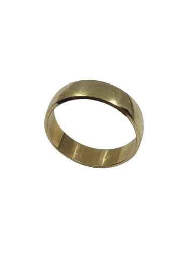 Bague 63 Alliance homme large en or rose 18 carats 58 Facettes 940276