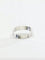 Bague 47.5 Alliance en or blanc 18 carats 58 Facettes