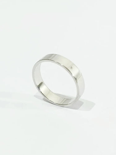 Bague 47.5 Alliance en or blanc 18 carats 58 Facettes