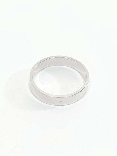 Bague 47.5 Alliance en or blanc 18 carats 58 Facettes