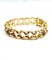 Bracelet Bracelet à mailles en demi-cercles en or champagne 18 carats 58 Facettes