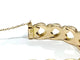 Bracelet Bracelet à mailles en demi-cercles en or champagne 18 carats 58 Facettes