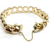 Bracelet Bracelet à mailles en demi-cercles en or champagne 18 carats 58 Facettes