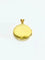 Pendentif Pendentif porte-photo rond en or jaune 18 carats 58 Facettes