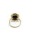 Bague 59 Bague camée bleu en or jaune 18 carats 58 Facettes