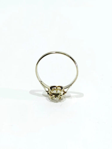 Bague 53 Bague solitaire en or blanc et diamant 0,45 ct 58 Facettes