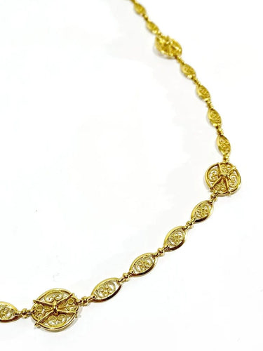 Collier Collier en or jaune 58 Facettes