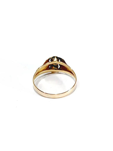 Bague 63.5 Art nouveau - Bague en or rose et jaune 18 carats et saphirs 58 Facettes