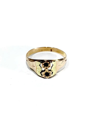 Bague 63.5 Art nouveau - Bague en or rose et jaune 18 carats et saphirs 58 Facettes