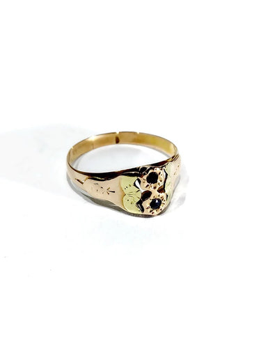 Bague 63.5 Art nouveau - Bague en or rose et jaune 18 carats et saphirs 58 Facettes