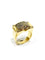 Bague 57 Bague pavée en or 18 carats avec 44 diamants 58 Facettes