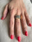 Bague 57 Bague pavée en or 18 carats avec 44 diamants 58 Facettes