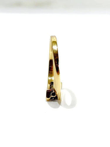 Bague 54 Alliance - Bague en or champagne 18 carats et diamants 58 Facettes 3470