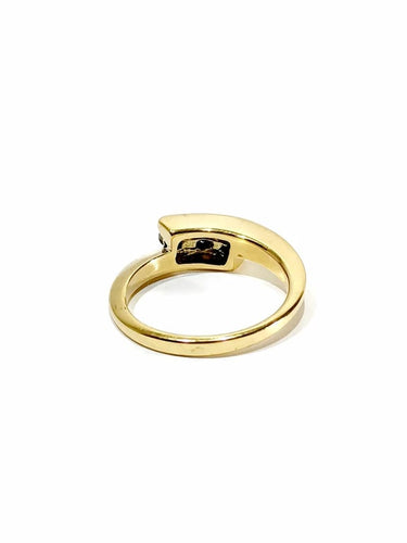 Bague 54 Alliance - Bague en or champagne 18 carats et diamants 58 Facettes 3470