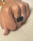 Bague 56 FRED - Bague en or blanc 18 carats au quartz fumé 58 Facettes