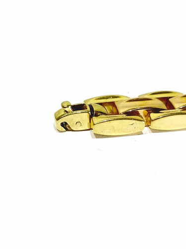 Bracelet Bracelet réversible en or rose et or jaune 18 carats 58 Facettes