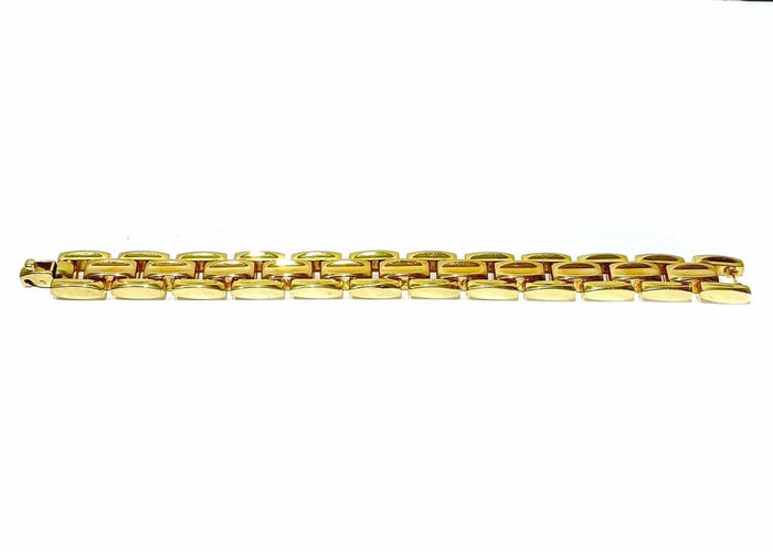 Bracelet Bracelet réversible en or rose et or jaune 18 carats 58 Facettes
