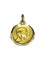 Pendentif Augis - Médaille Vierge Marie / Notre-Dame de Lourdes en or jaune 18 carats 58 Facettes