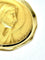 Pendentif Augis - Médaille Vierge Marie / Notre-Dame de Lourdes en or jaune 18 carats 58 Facettes