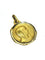 Pendentif Augis - Médaille Vierge Marie / Notre-Dame de Lourdes en or jaune 18 carats 58 Facettes