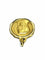 Pendentif Augis - Médaille Vierge Marie / Notre-Dame de Lourdes en or jaune 18 carats 58 Facettes