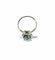 Bague 55 Bague en or blanc 18 carats sertie d’une aigue-marine 58 Facettes