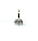 Bague 55 Bague en or blanc 18 carats sertie d’une aigue-marine 58 Facettes